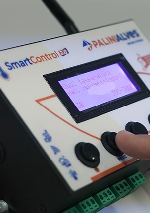 SmartControl 2.0: a nova geração de controle eletrônico de temperatura para secadores rotativos.